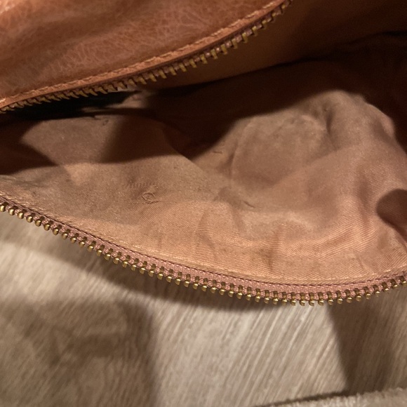 Anthropologie Blush Ada Faux Leather Woven Crossbody Bag - Picture 4 of 7